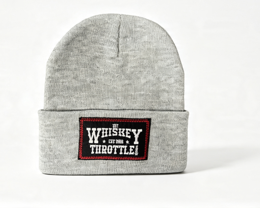 The Whiskey Throttle Show Patch Beanie
