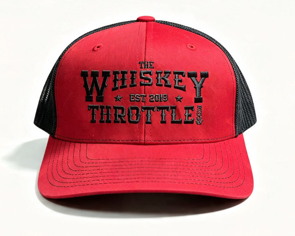 The Red/Black Whiskey Throttle Show Richardson Classic Snapback