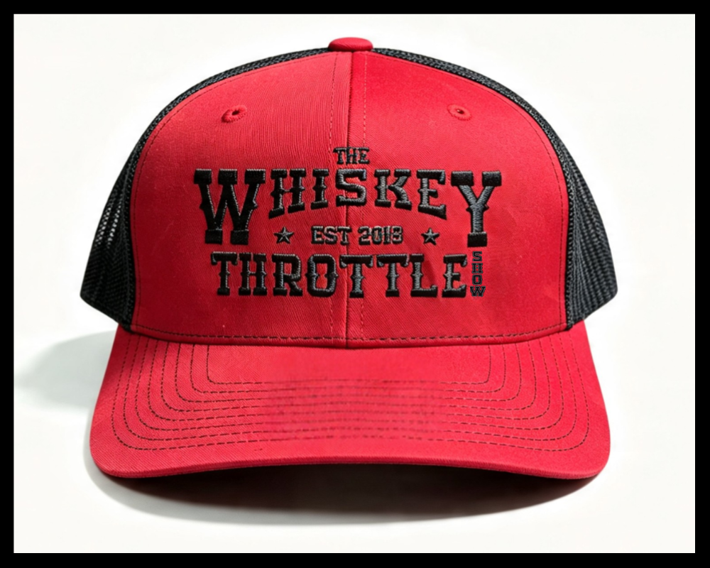 The Red/Black Whiskey Throttle Show Richardson Classic Snapback