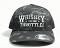 Whiskey Throttle Show Camo Trucker Cap