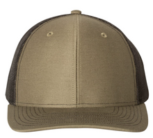 Load image into Gallery viewer, Loden/Black Whiskey Throttle Show Richardson - Adjustable Snapback Trucker Cap