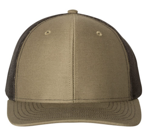 Loden/Black Whiskey Throttle Show Richardson - Adjustable Snapback Trucker Cap