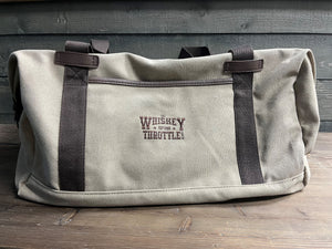 The Whiskey Throttle Cotton Canvas Duffel