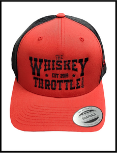 The Red/Black Whiskey Throttle Show Classic Snapback