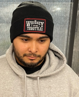 The Whiskey Throttle Show Patch Beanie
