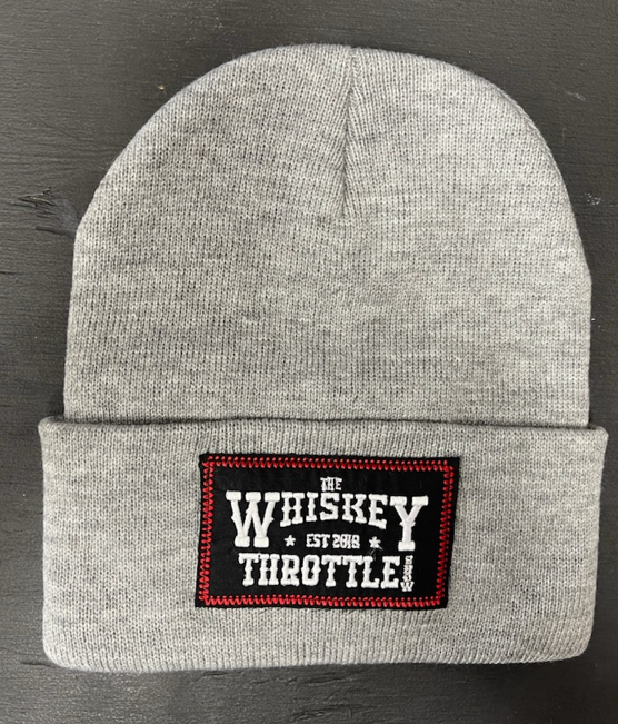 The Whiskey Throttle Show Patch Beanie