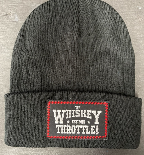 The Whiskey Throttle Show Patch Beanie