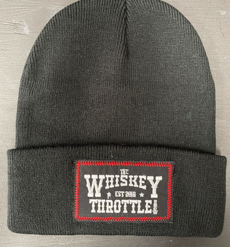 The Whiskey Throttle Show Patch Beanie