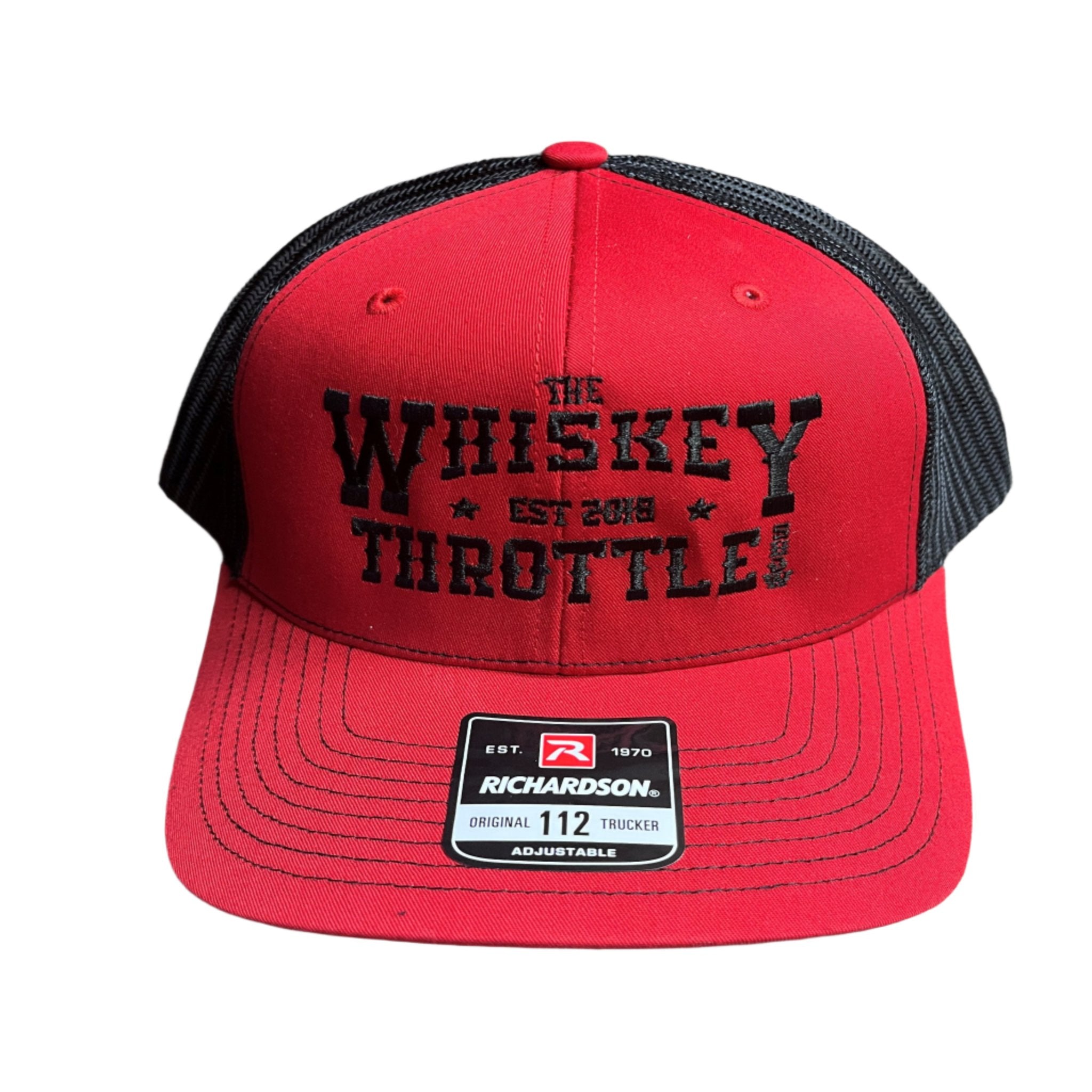 The Red/Black Whiskey Throttle Show Richardson Classic Snapback