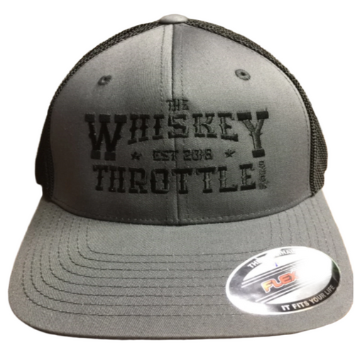 Charcoal/Black Whiskey Throttle Show Flexfit - Trucker Cap