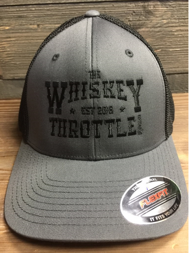 Charcoal/Black Whiskey Throttle Show Flexfit - Trucker Cap